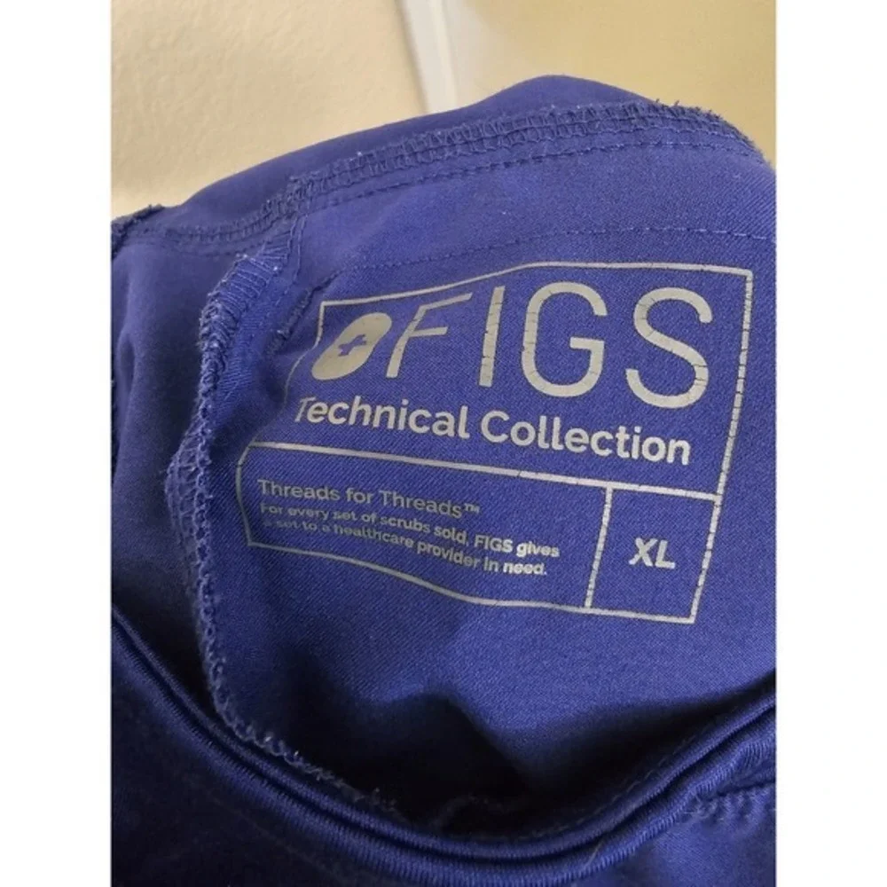 Figs Men's Axim Cargo Blue Scrub Pants Size‎ XL Stretch T2001 Vet Optical Dr